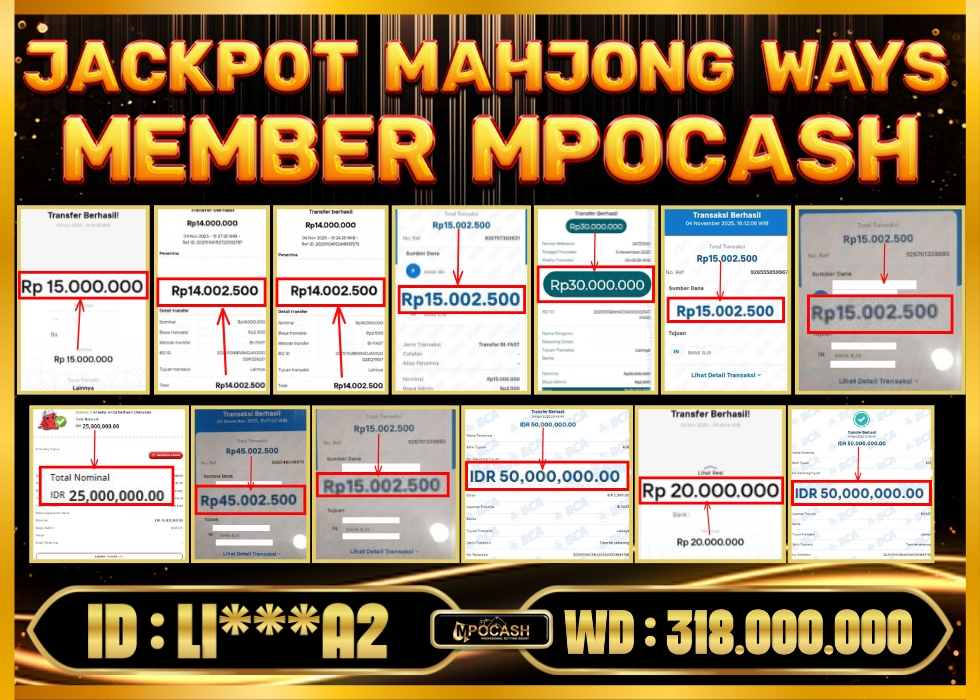 MPOCASH JACKPOT MAHJONG WAYS